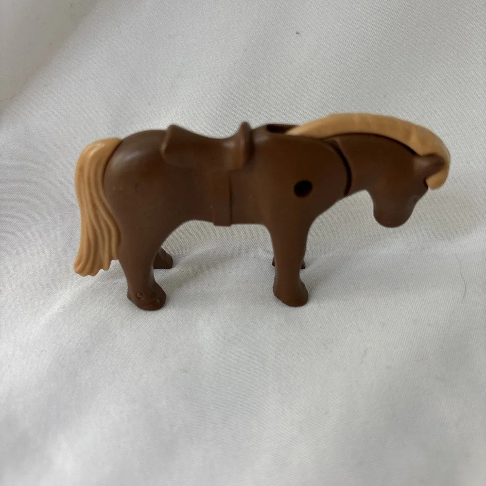 PLAYMOBIL Brown Pony Horse Plastic Replacement Figure
